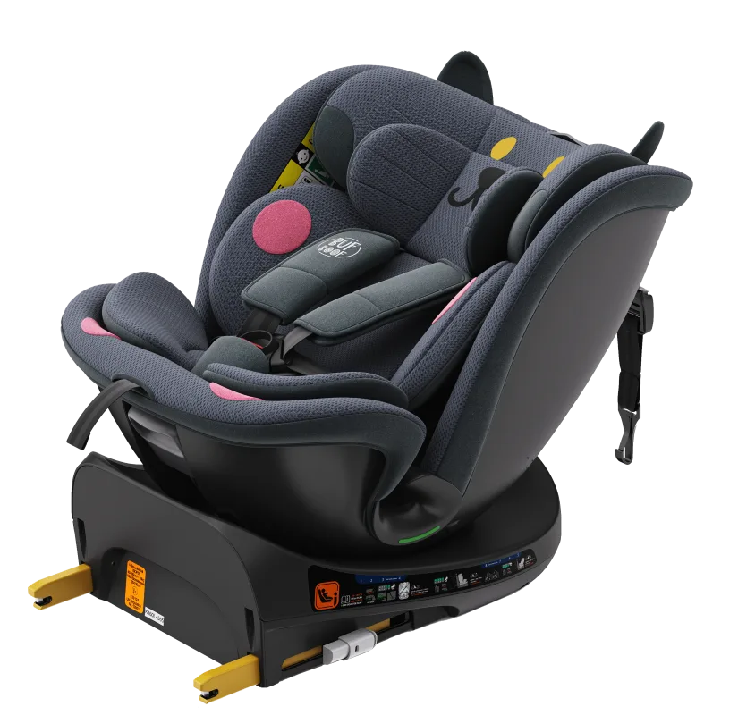 Scaun auto Buf Boof B-Joy Deluxe DarkGreyCat iSize cu isofix