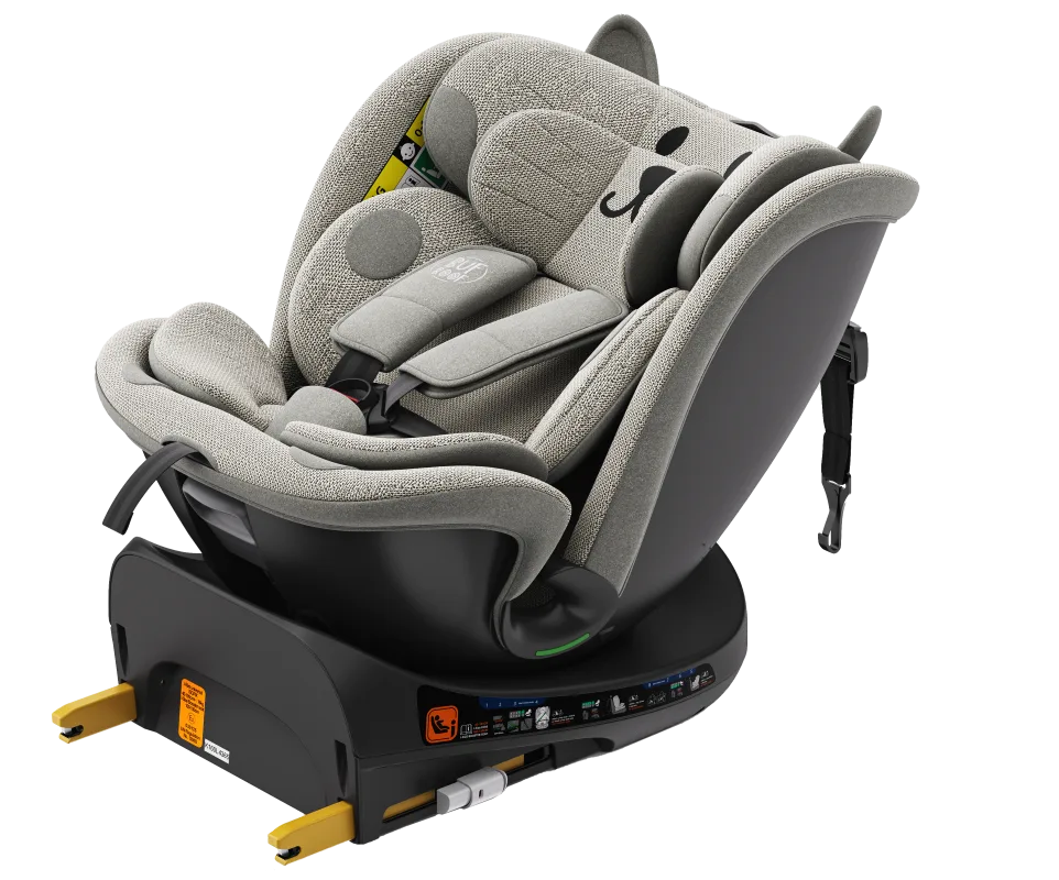 Scaun auto Buf Boof B-Joy Deluxe LightGreyCat iSize cu isofix