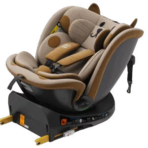 Scaun auto Buf Boof B-Joy Deluxe OrangeCat iSize cu isofix