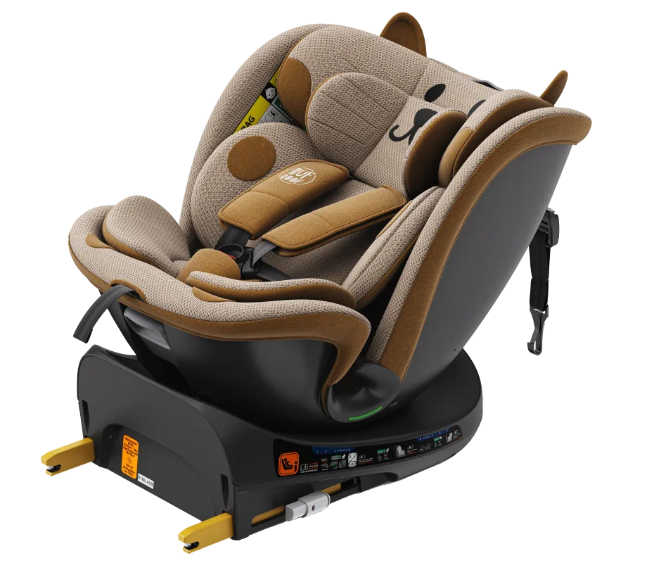 Scaun auto Buf Boof B-Joy Deluxe OrangeCat iSize cu isofix
