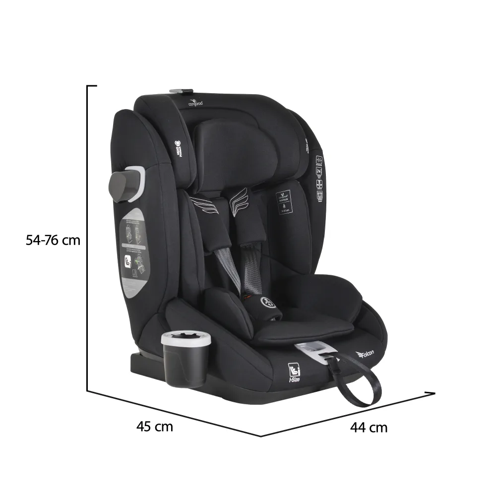 Scaun auto Cangaroo Falcon Pirate black 76-150 cm