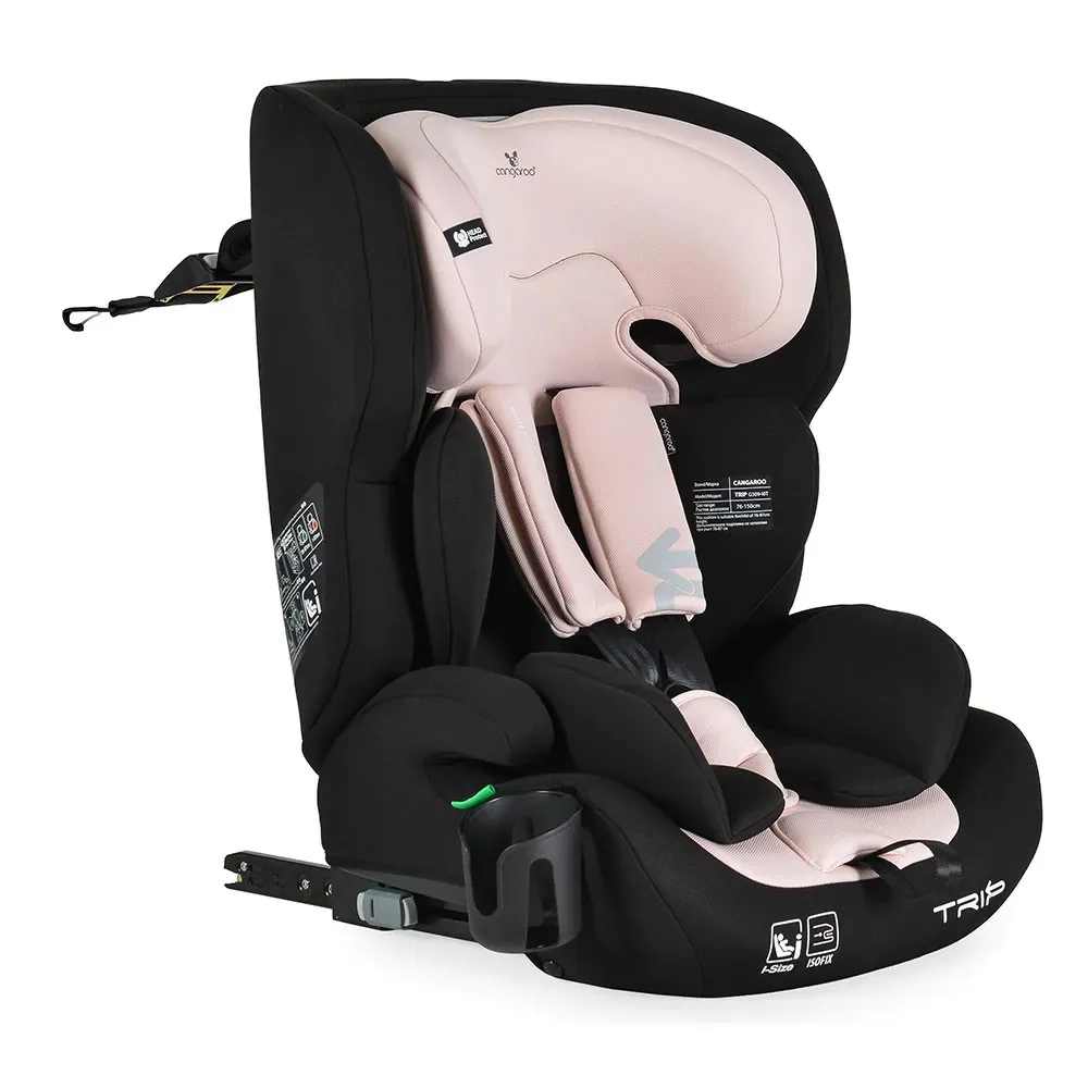 Scaun auto Cangaroo Trip I-Size (76-150 cm) 2026 Baby Pink