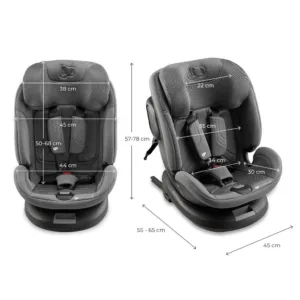 Scaun auto Kinderkraft XPedition 3 Grey i-Size 40-150 cm