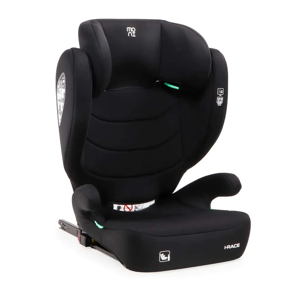 Scaun auto Moni i-Race i-Size ISOFIX (100-150 cm) Cosmo Black