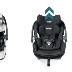 Scaun auto Peg Perego i-Size Primoviaggio Lounge 500 NegruGri 40-87 cm 0-13 kg testat ADAC