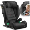 Scaun auto copii cu isofix Nukido I-SIZE 100-150 cm Louis Soft NegruGri