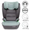 Scaun auto cu Isofix 15-36 Kg Kidwell Weston Mint i-Size