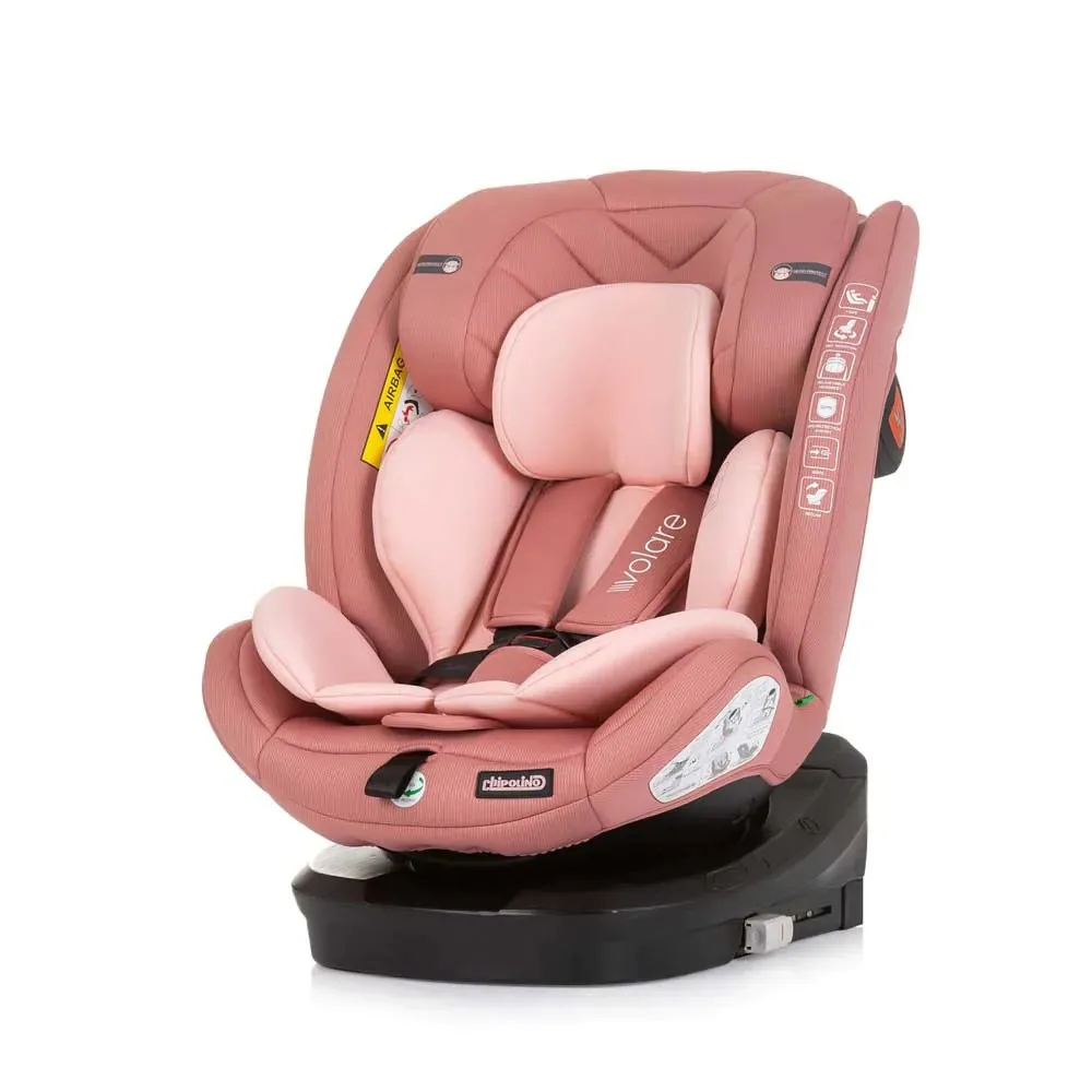 Scaun auto cu isofix Chipolino I Size (40-150 cm) Volare 2025 Flamingo