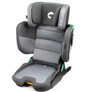 Scaun auto cu isofix Kidnort pliabil cu Tetiera reglabila 100-150 cm i-SIZE R-129 Mane Gray