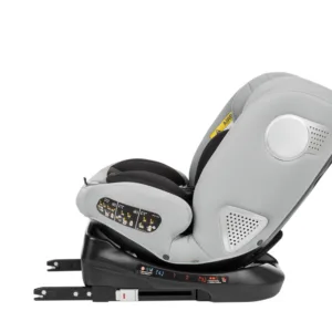 Scaun auto cu isofix KikkaBoo 40-150 cm i-Moove i-SIZE Light Grey