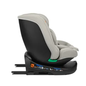 Scaun auto cu isofix KikkaBoo I-Round I-SIZE Light Grey 40-150 cm