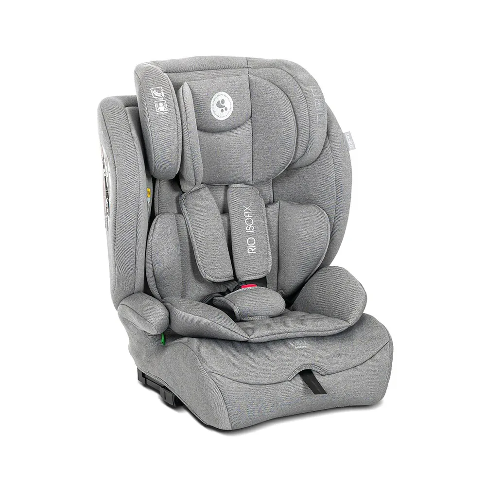 Scaun auto cu isofix Lorelli Rio I Size (76-150 cm) 2026 Gri