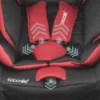 Scaun auto iSize 40-150 cm Coccolle Vigo Poppy red + Oglinda auto rear-facing Coccolle cadou
