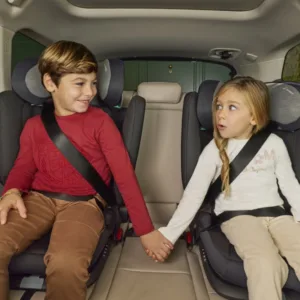 Scaun auto pentru copii Chicco FoldGo PoshBlack I-Size cu Isofix