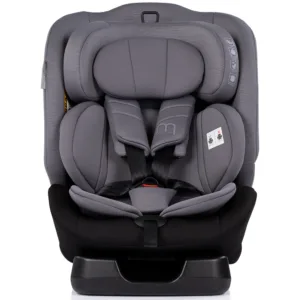 Scaun auto pentru copii Chipolino Mondial Charcoal 40-150 cm I-Size cu spatar reglabil