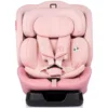 Scaun auto pentru copii Chipolino Mondial Powder Pink 40-150 cm I-Size cu spatar reglabil