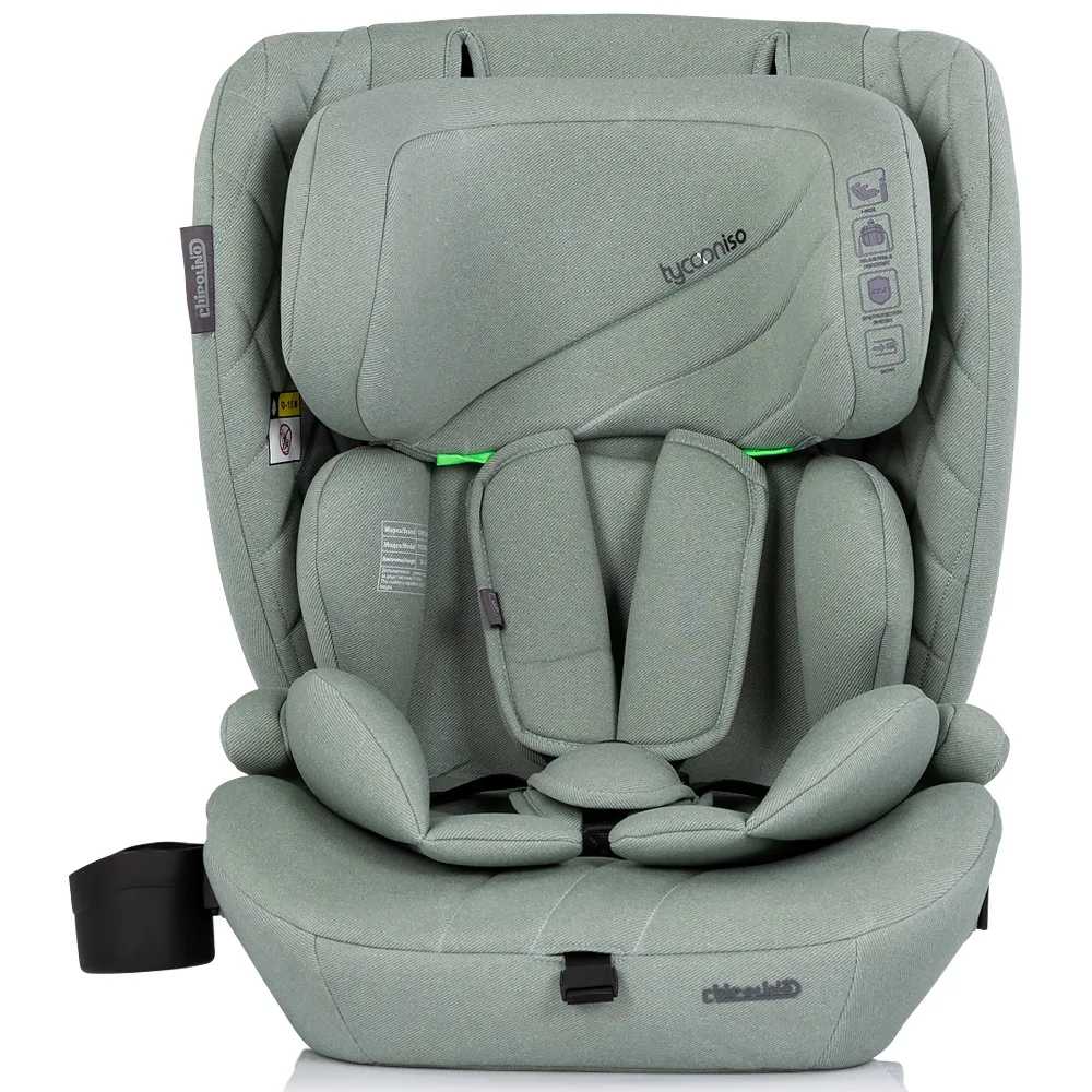 Scaun auto pentru copii Chipolino Tycoon Iso Basil i-Size 76-150 cm cu sistem isofix