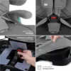 Scaun auto pentru copii Kinderkraft Fix2go Grey