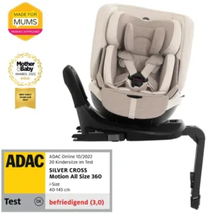 Scaun auto rotativ 360 Silver Cross Motion 2 All Size Almond i-Size