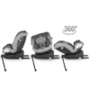 Scaun auto rotativ cu Isofix Coccolle Sidra iSize Premium Line Moonlit Grey 40-150 cm