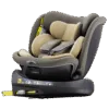 Scaun auto rotativ cu isofix B-Joy Deluxe Buf Boof iSize 40-150 cm lightbrown