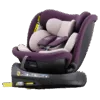 Scaun auto rotativ cu isofix B-Joy Deluxe Buf Boof iSize 40-150 cm purple