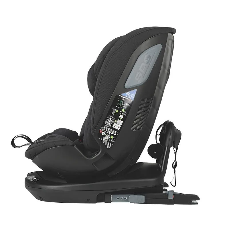 Scaun auto rotativ iSize Coccolle Velsa Jet Black cu isofix