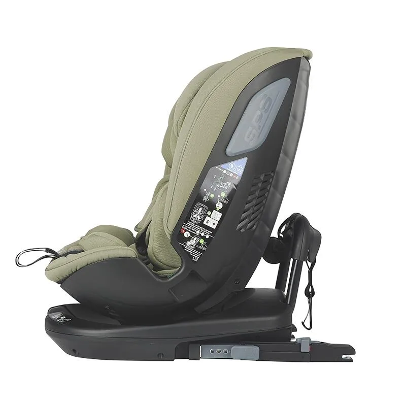 Scaun auto rotativ iSize Coccolle Velsa Moss Green cu isofix
