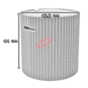 Scaun cu spatiu depozitare Keter Cool 39 litri maro