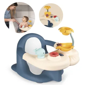 Scaun de baie Baby Bath Time albastru Smoby