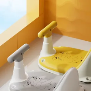 Scaun de baie bebelusi Little Mom Yellow