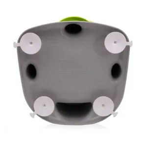 Scaun de baie pentru bebe antiderapant Panda Grey