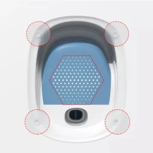 Scaun de baie pentru bebelusi Little Mom Blue