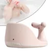 Scaun de baie pentru bebelusi Little Mom Pink Whale