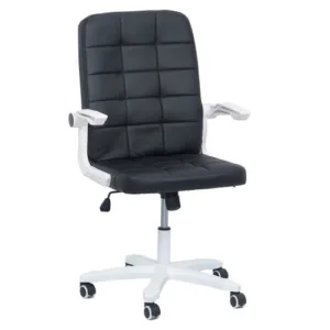 Scaun de birou din piele ecologica Off 332 negru