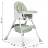 Scaun de masa 2 in 1 Ecotoys Green
