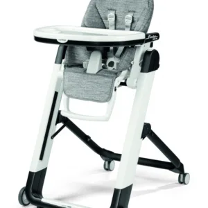 Scaun de masa 2 in 1 Peg Perego Siesta Follow Me Wonder Grey 0-15 kg