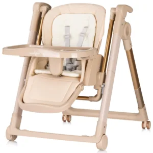 Scaun de masa 2 in 1 transformabil in leagan Chipolino Super Chef Tiramisu cu roti