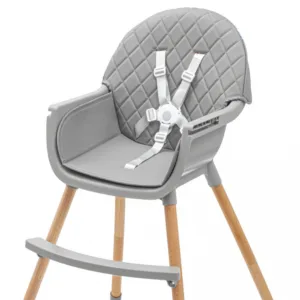 Scaun de masa 2in1 transformabil in scaunel clasic cu cos pentru accesorii
