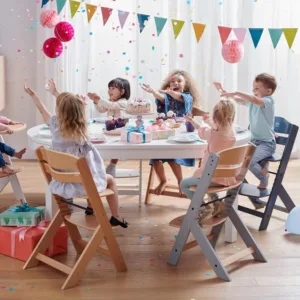 Scaun de masa 3 in 1 Kinderkraft Enock woodengrey
