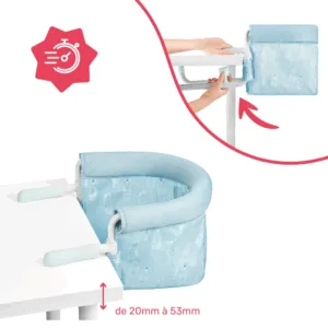 Scaun de masa Badabulle atasabil de masa