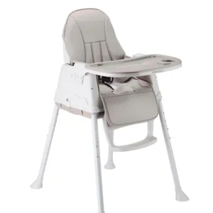 Scaun de masa KikkaBoo 3in1 Creamy Grey