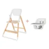 Scaun de masa copii 2 in 1 lemn natur Evolve Ergobaby