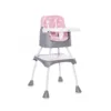 Scaun de masa inalt pentru copii Trick convertibil 3in1 Green Net Pink Bears