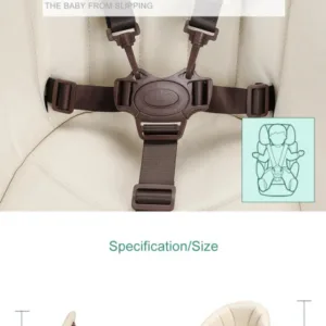 Scaun de masa multifunctional 2in1 Little Mom Leather Pink