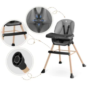 Scaun de masa multifunctional 3in1 Nukido cu utilizare versatila