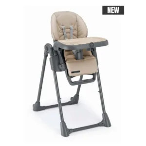 Scaun de masa multifunctional pentru bebelusi si copii CAM Pappananna Icon pliabil bej reglabil pe inaltime