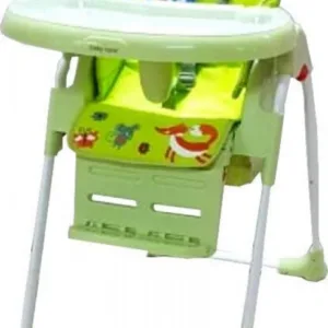 Scaun de masa pentru copii Baby Care CC Prietenii din Padure Verde reglabil in 3 trepte