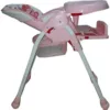 Scaun de masa pentru copii Baby Care Roz reglabil in 3 trepte