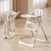 Scaun de masa pentru copii Little Mom beige